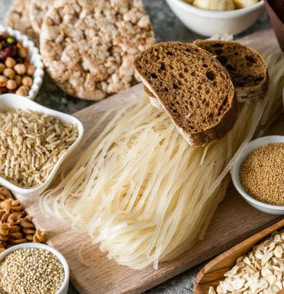 Variedad de fuentes de carbohidratos saludables