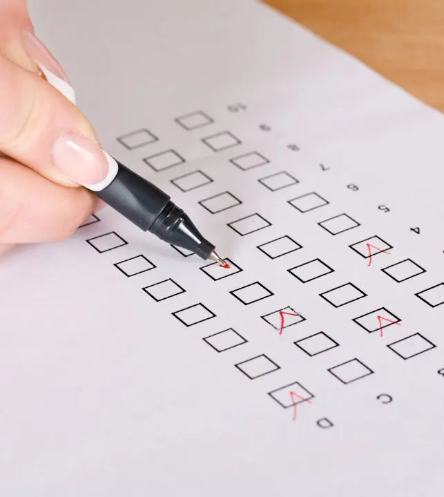 Hoja de resultados de test de dieta médica