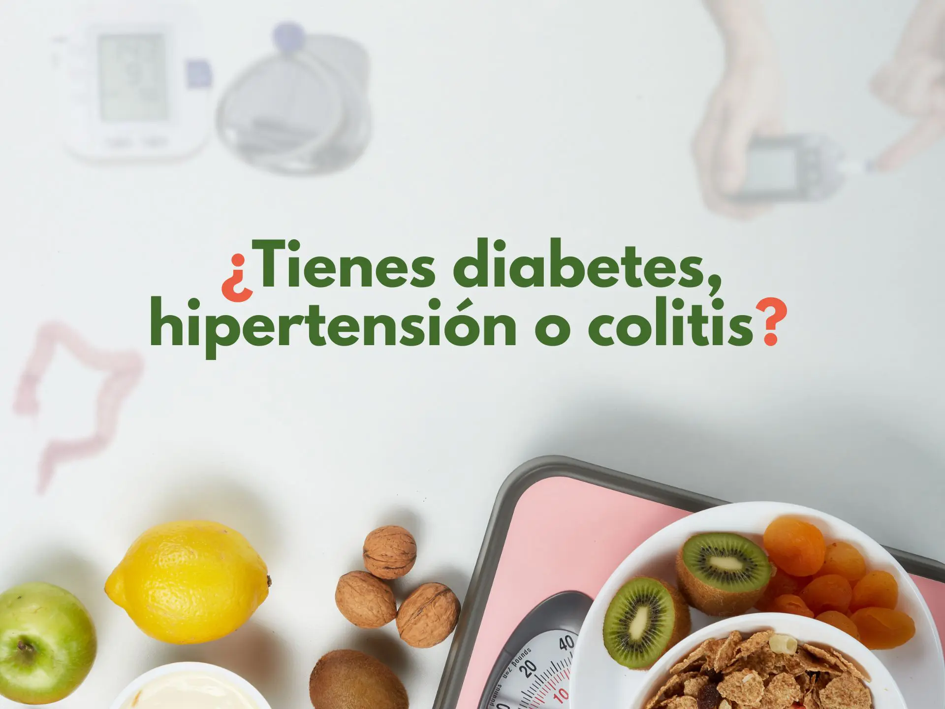 Dieta médica especializada para el tratamiento de diabetes, hipertensión y colitis con enfoque en nutrición y control de peso