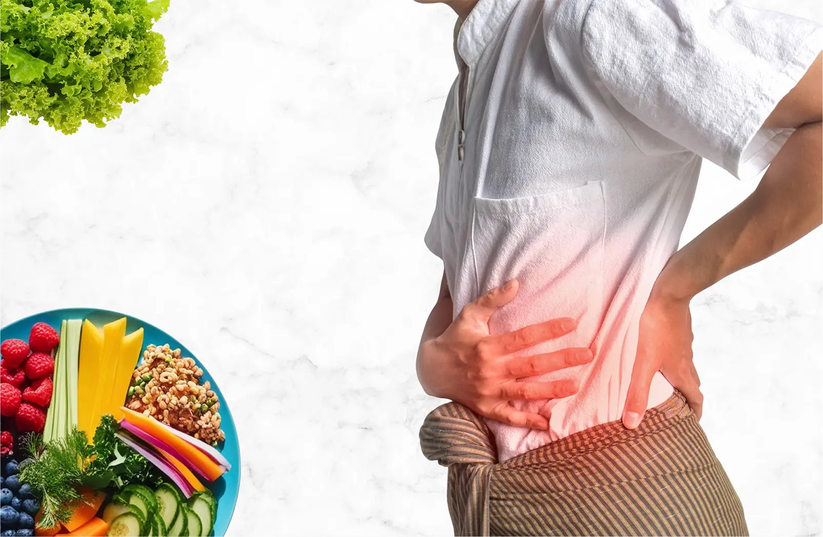 Plan de alimentación para colitis que reduce la inflamación del colon y mejora el tránsito intestinal