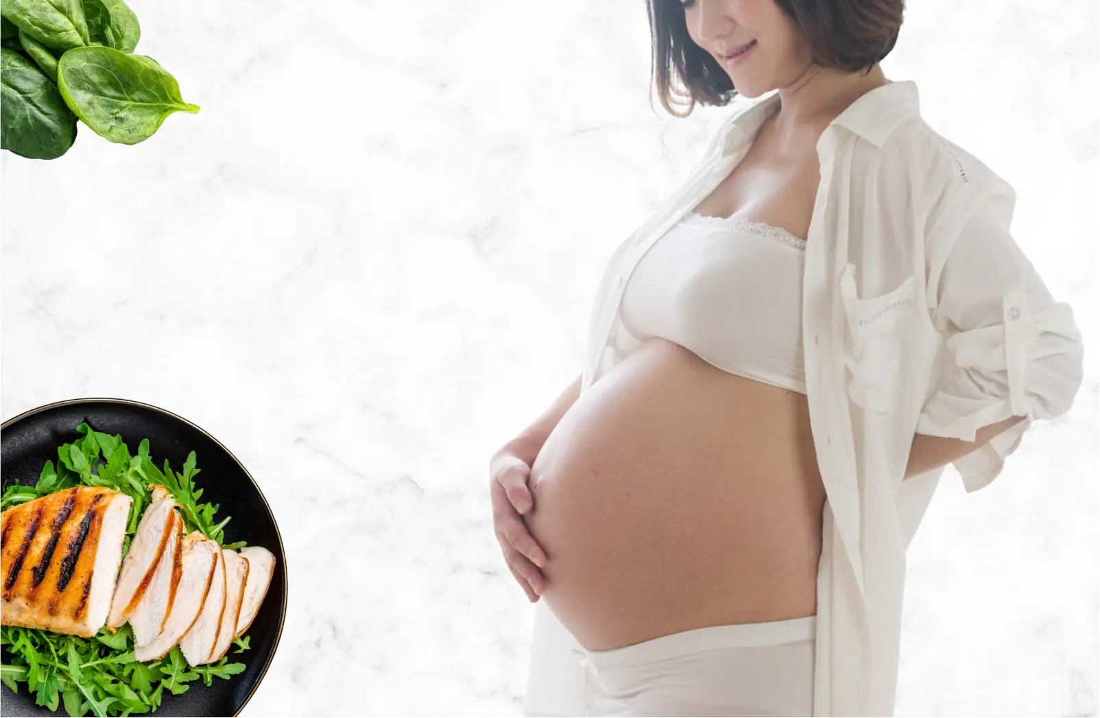 Plan de alimentación para embarazo que asegura desarrollo fetal y previene complicaciones