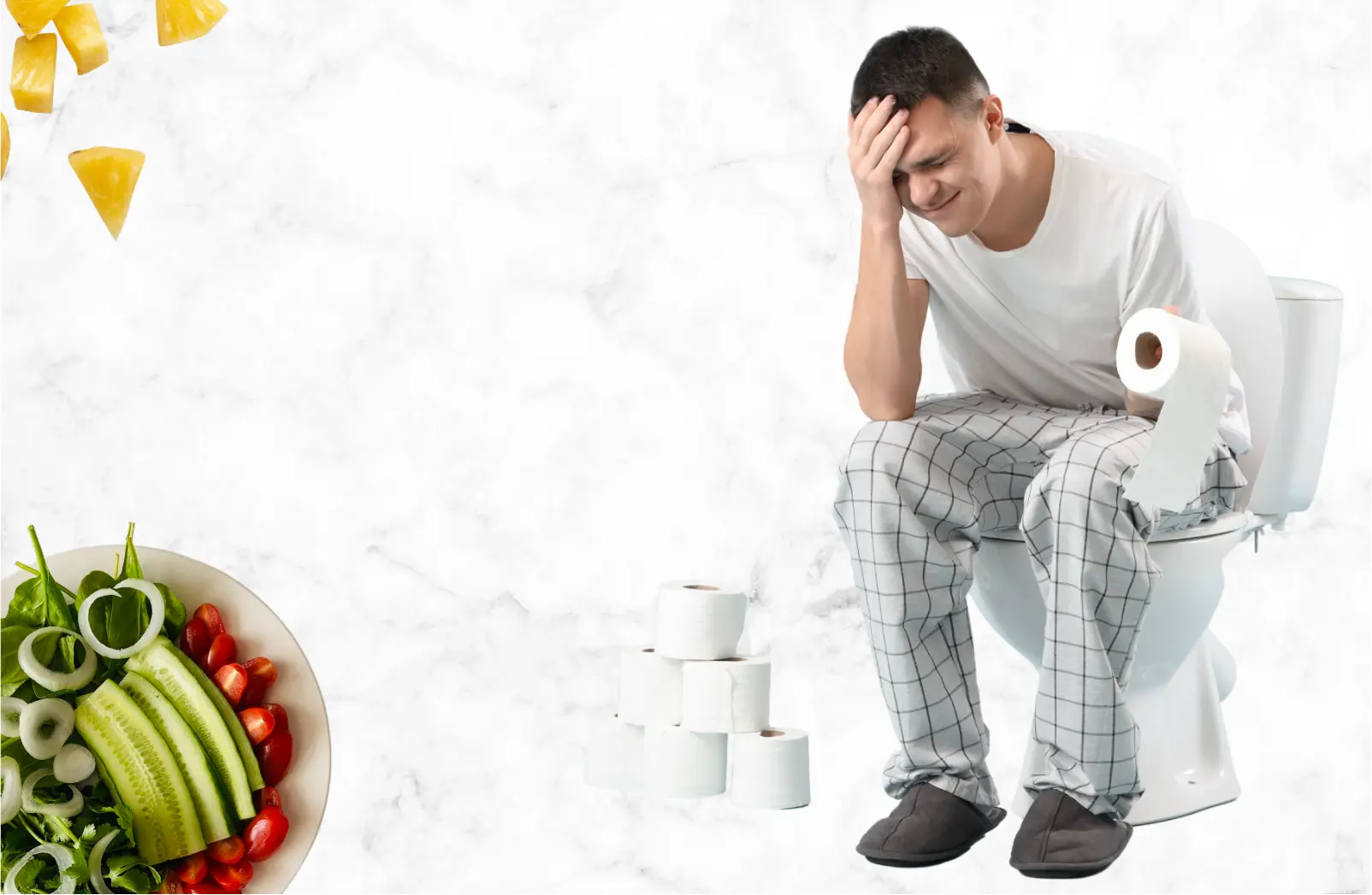 Plan de alimentación para estreñimiento rico en fibra y líquidos para mejorar el tránsito intestinal